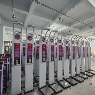 Μηχανή μέτρησης ύψους και βάρους από χάλυβα με λειτουργία νομίσματος με μέγεθος συσκευασίας 104*34*35cm