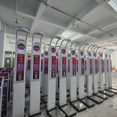 Μηχανή μέτρησης ύψους και βάρους από χάλυβα με λειτουργία νομίσματος με μέγεθος συσκευασίας 104*34*35cm