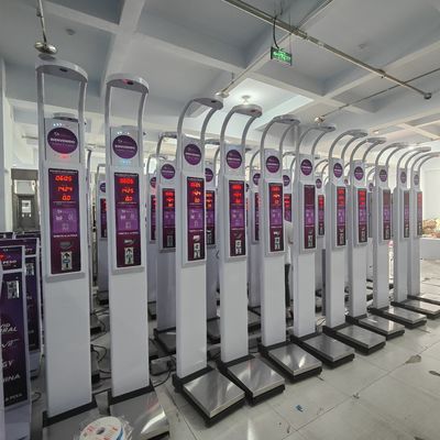 Μηχανή μέτρησης ύψους και βάρους από χάλυβα με λειτουργία νομίσματος με μέγεθος συσκευασίας 104*34*35cm