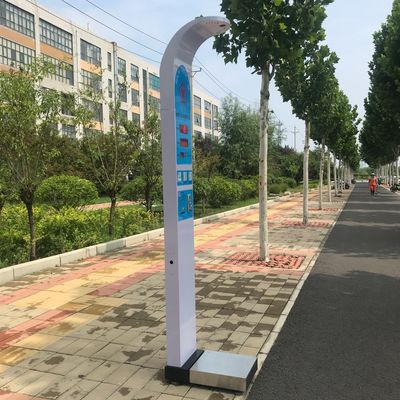 100-240V Υπερήχθη νομίσμα λειτουργεί 500kg βάρος και ύψος αναλυτής σώματος κλίμακα για την κλινική