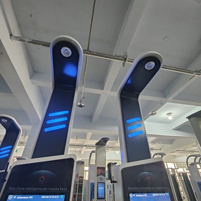 Επαγγελματική υπερηχητική ψηφιακή κλίμακα ύψους και βάρους για νοσοκομείο μεγέθους 33 * 55 * 235cm