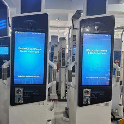 Επαγγελματική υπερηχητική ψηφιακή κλίμακα ύψους και βάρους για νοσοκομείο μεγέθους 33 * 55 * 235cm