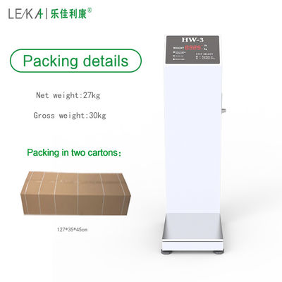 Ηλεκτρική τροφοδοσία AC 100-240V LED Display Coin Operated Baggage Scale για το σταθμό του αεροδρομίου