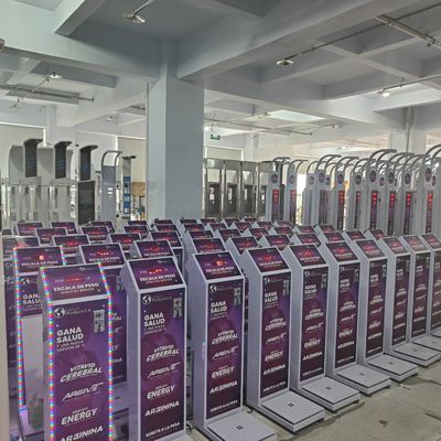Φιλική προς το χρήστη κλίμακα βάρους αποσκευών με κινητά με εκτυπωτή Συνολικό μέγεθος 33*55*100cm