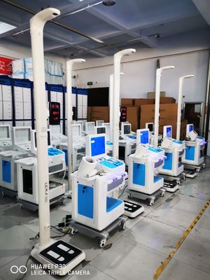 15' LCD οθόνη αφής έξυπνο πλήρες σώμα check up kiosk για τα κέντρα υγείας