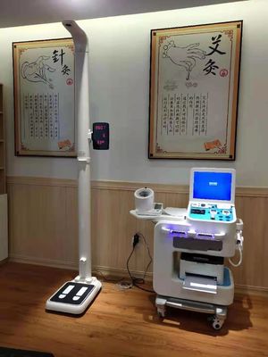 15' LCD οθόνη αφής έξυπνο πλήρες σώμα check up kiosk για τα κέντρα υγείας