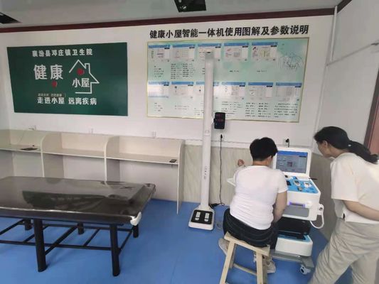 15' LCD οθόνη αφής έξυπνο πλήρες σώμα check up kiosk για τα κέντρα υγείας