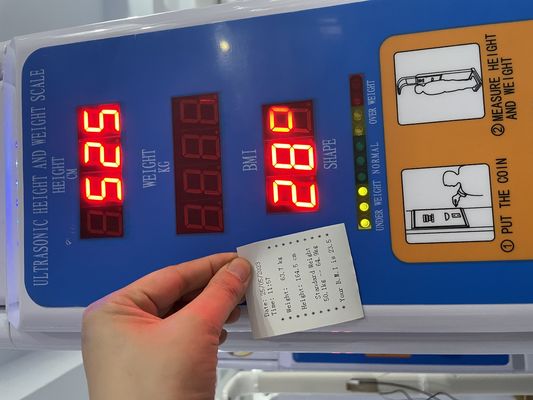500kg 200kg Υπερήχθης νομίσματος Χρησιμοποιείται βάρος και ύψος κλίμακα ΔΜΣ IMC Εμπορική φαρμακείο υπόλοιπο