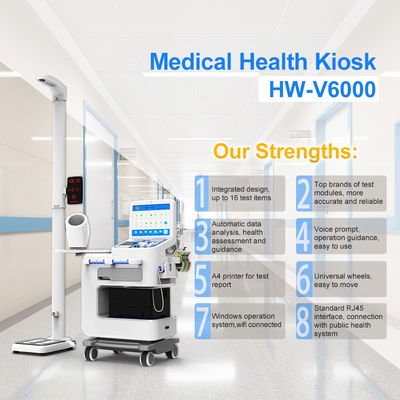 Το All-in-One Health Check έκανε εύκολο τον αυτοεξυπηρέτηση του τηλεϊατρικού περίπτερο με οθόνη 15 ιντσών