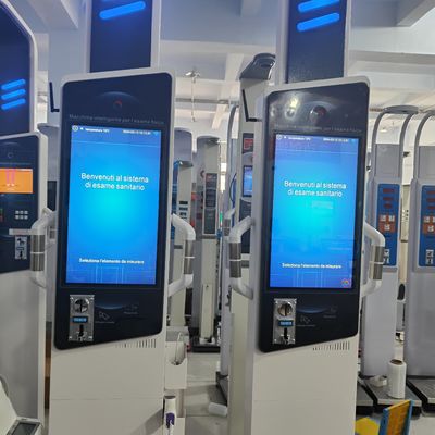 Ιατρικό φαρμακείο Υπερήχων Ελέγχου Υγείας Σταθμός Εμπορικής Μηχανής με Σκηνομετρητή σωματικού λίπους