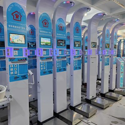 Μηχανή μέτρησης ΔΜΣ HW-900 Υπερήχων Μηχανή Ιατρικού Βάρους Ενήλικων με Κλίμακα Υψομέτρησης
