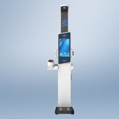 19 ιντσών Android Health Kiosk Χάλυβα Κέντρο Υγείας BMI Μηχανή με ανάλυση σωματικού λίπους