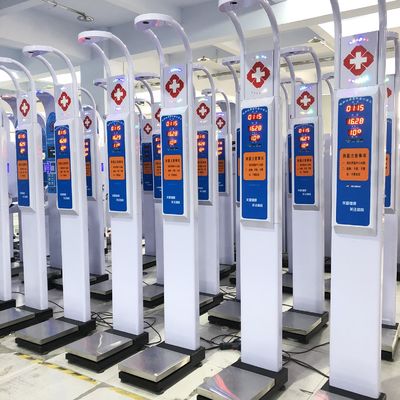 Υπερήχθη ψηφιακή κλίμακα σώματος HW-600 Μηχανή μέτρησης ύψους και βάρους ιατρικής κλάσης