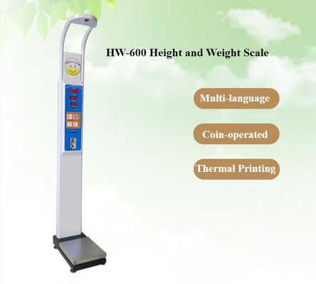 N.W 38kg Ιατρική Αξία Υψόμετρο βάρος Σκηνομετρία για HW-600 Μοντέλο λειτουργεί ηλεκτρονική μηχανή BMI