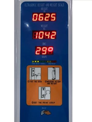 G.W 45kg εύρος βάρους 8-200kg μηχανή BMI για ακριβή μέτρηση βάρους και ύψους