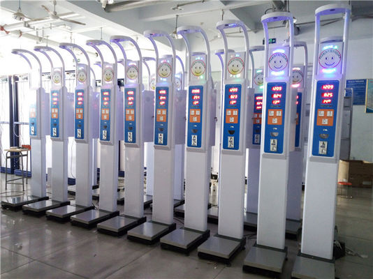 Μηχανή BMI με λειτουργία νομίσματος για το εύρος βάρους 1-200kg και το εύρος ύψους 0-200cm
