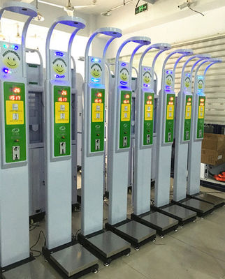 Πεδίο ύψους 60-200cm Ηλεκτρονική μηχανή BMI για ακριβή μέτρηση βάρους και ύψους