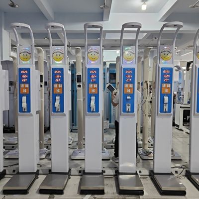 Επαγγελματική μηχανή μέτρησης ύψους και βάρους του σώματος με ηλεκτρονική κλίμακα