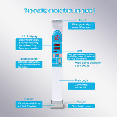 Υπερήχθης οθόνης LCD ύψος βάρος κλίμακα N.W. 42KG για ακριβείς ιατρικές μετρήσεις